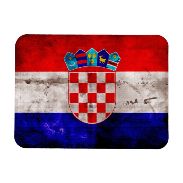 Imán Bandera de Croacia (Horizontal)