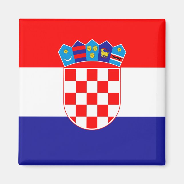 Imán Bandera de Croacia (Frente)