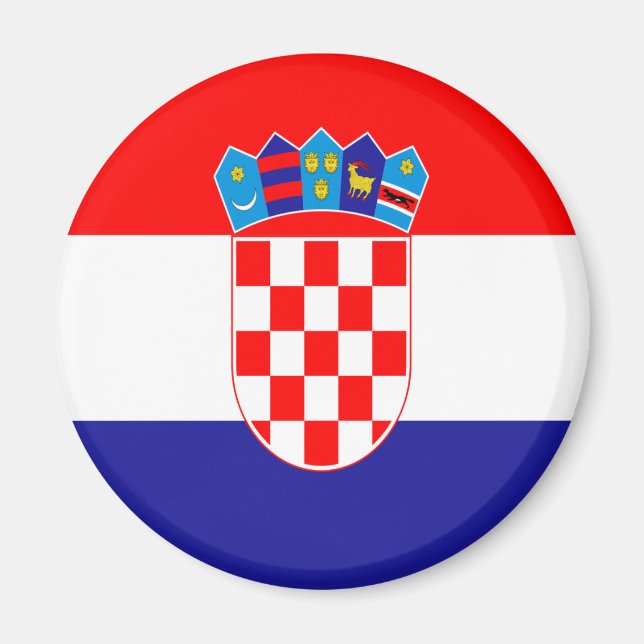 Imán Bandera de Croacia (Frente)