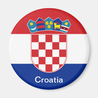 Imán Bandera de Croacia
