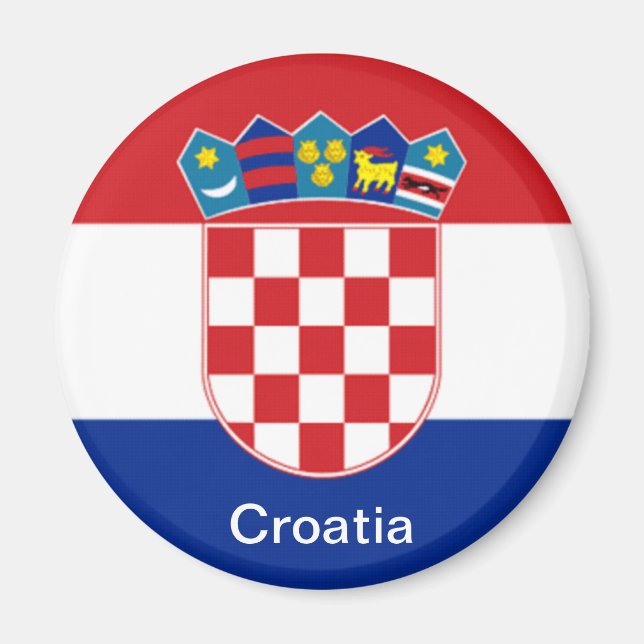 Imán Bandera de Croacia (Frente)