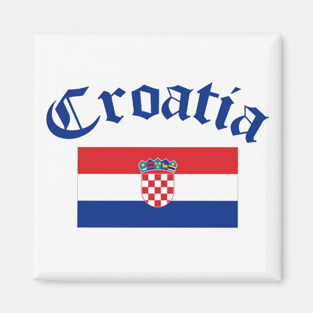 Imán Bandera de Croacia (Frente)