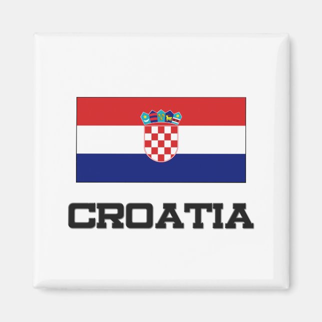 Imán Bandera de Croacia (Frente)