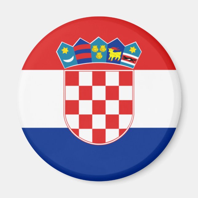 Imán Bandera de Croacia (Frente)