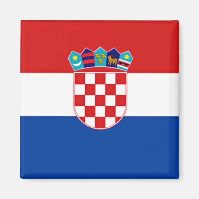 Imán Bandera de Croacia (Frente)