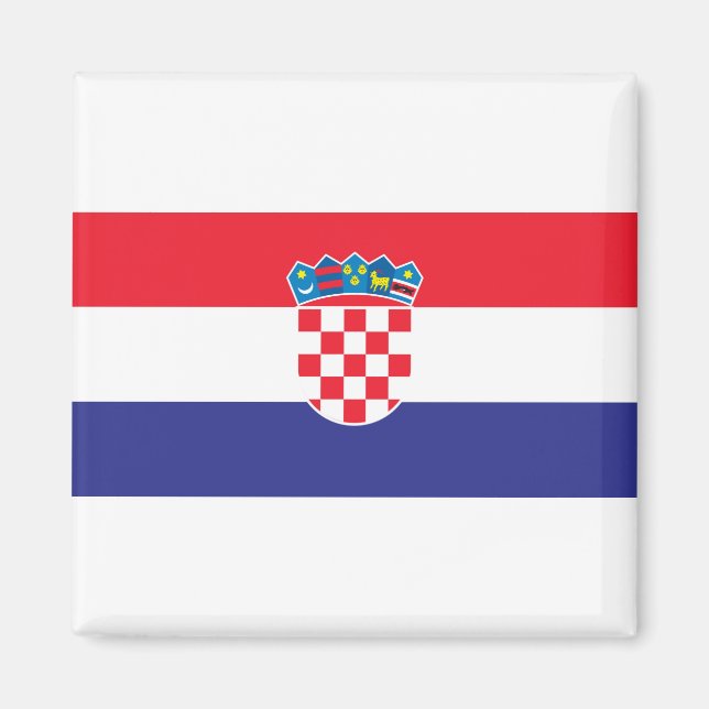 Imán Bandera de Croacia (Frente)