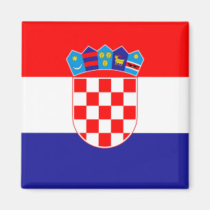 Imán Bandera de Croacia