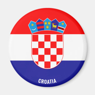 Imán Bandera de Croacia Encanta patriótico