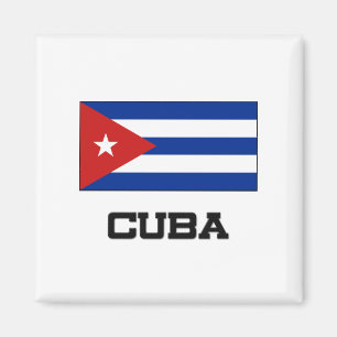Imán Bandera de Cuba