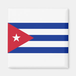 Imán Bandera de Cuba