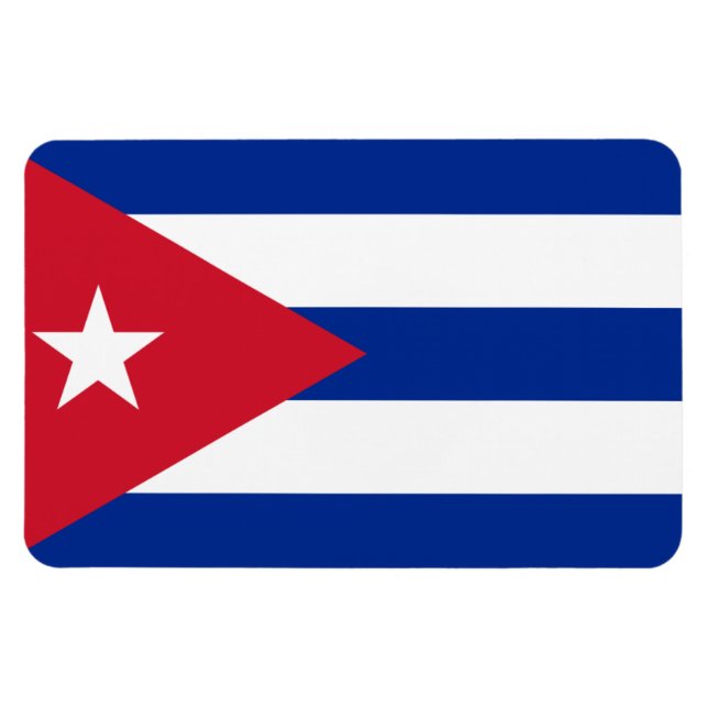 Imán Bandera de Cuba (Horizontal)