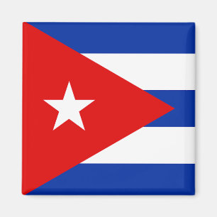 Imán Bandera de Cuba