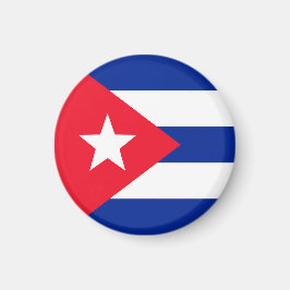 Imán Bandera de Cuba