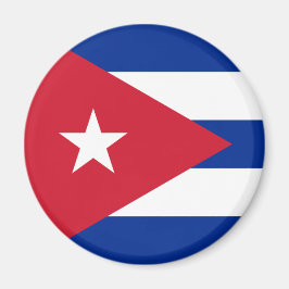 Imán Bandera de Cuba