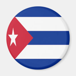 Imán Bandera de Cuba
