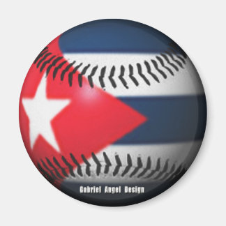 Imán Bandera de Cuba en el Béisbol