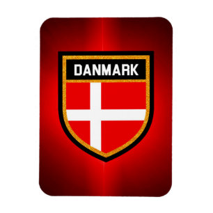 Imán Bandera de Danmark
