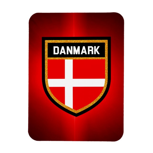 Imán Bandera de Danmark (Vertical)