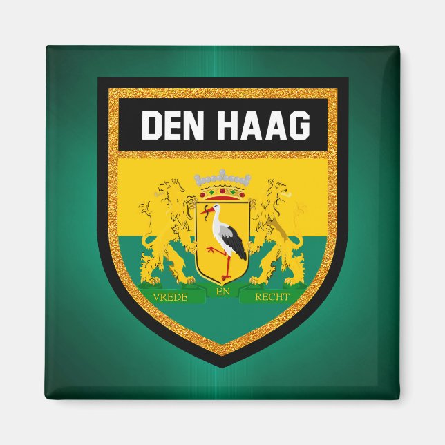 Imán Bandera de Den Haag (Frente)