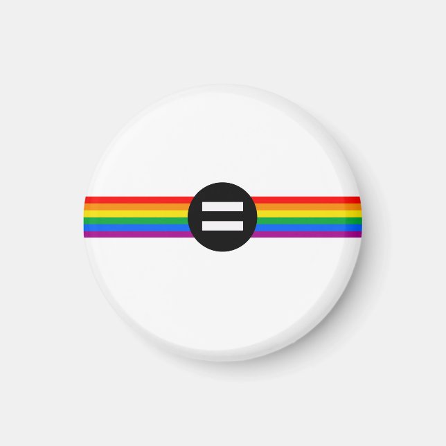 Imán Bandera de Derechos Gay (Frente)