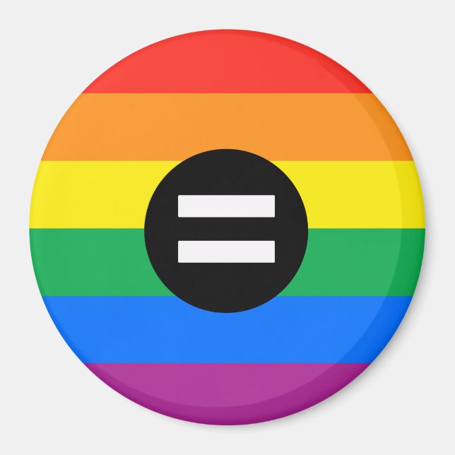 Imán Bandera de Derechos Gay (Frente)