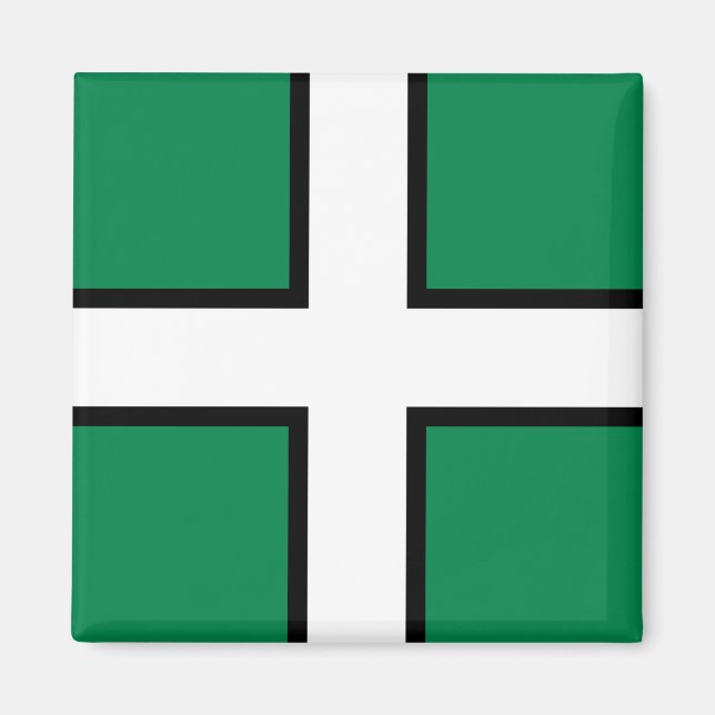 Imán Bandera de Devon (condado del Reino Unido) (Frente)