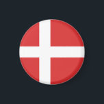 Imán Bandera de Dinamarca<br><div class="desc">¡Un regalo ideal para todos los patriotas de su país!</div>