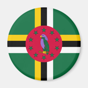 Imán Bandera de Dominica