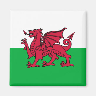 Imán Bandera de dragón de Gales, bandera nacional gales