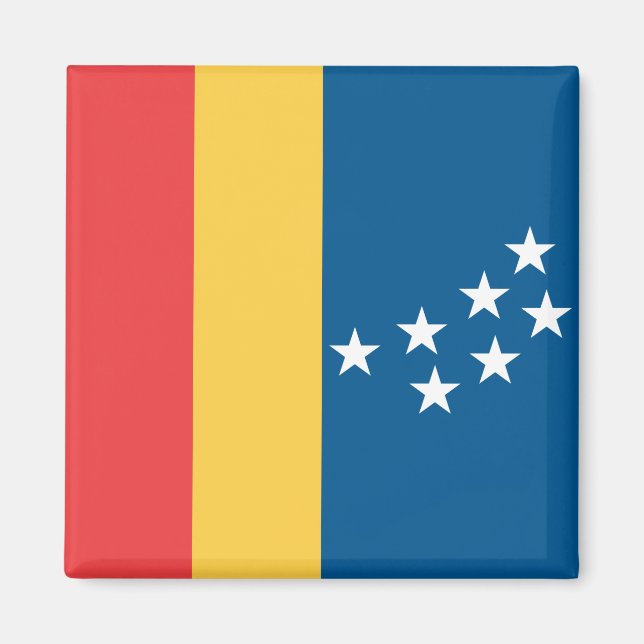 Imán Bandera de Durham (Carolina del Norte, Estados Uni (Frente)