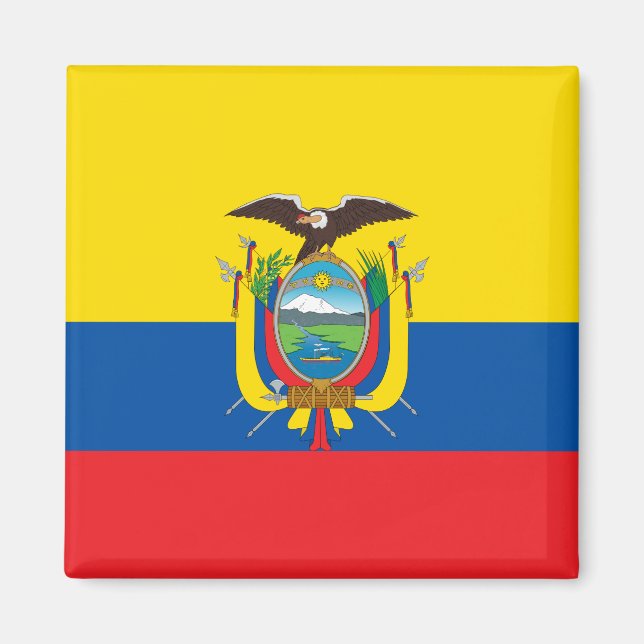 Imán Bandera de Ecuador (Frente)