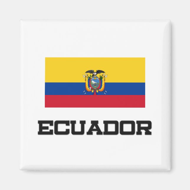 Imán Bandera de Ecuador (Frente)