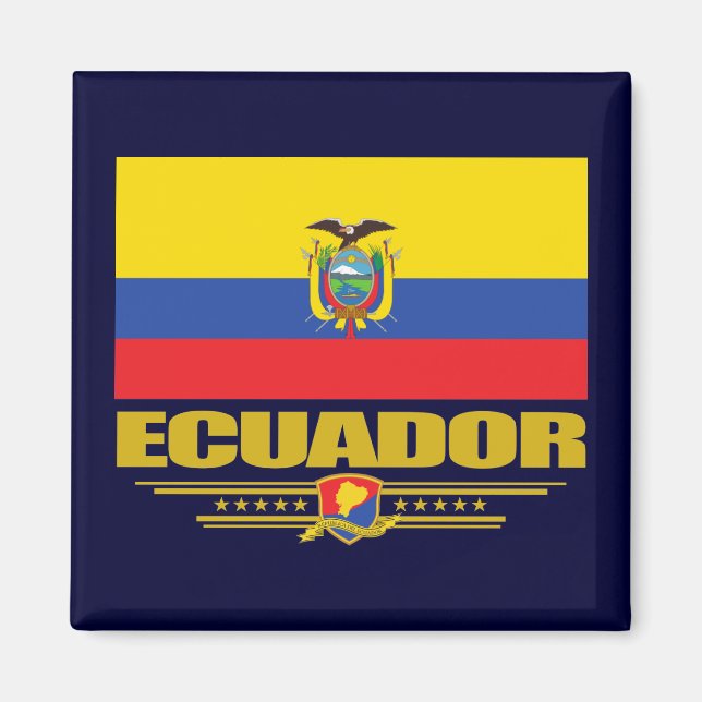 Imán Bandera de Ecuador (Frente)