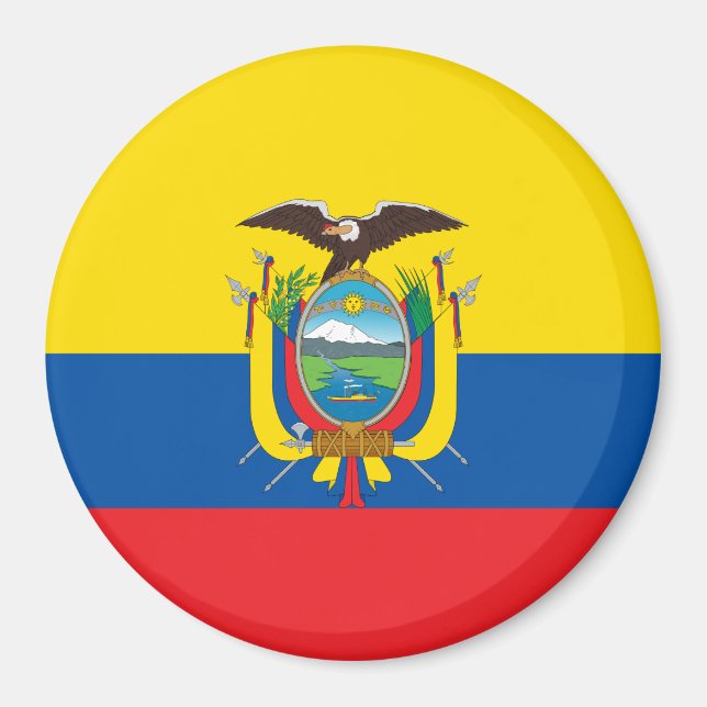 Imán Bandera de Ecuador (Frente)