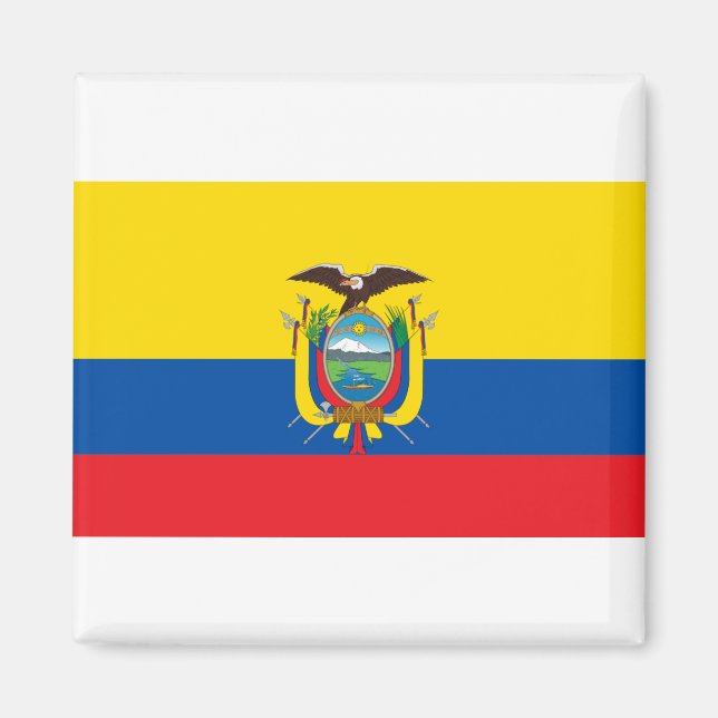 Imán Bandera de Ecuador (Frente)