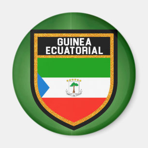 Imán Bandera de Ecuatorial de Guinea