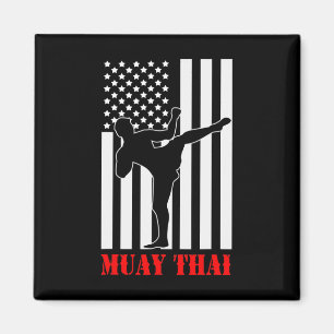 Imán Bandera de EE. UU. Kickboxing Artes Marciales Luch