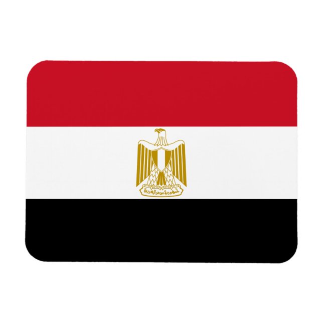 Imán Bandera de Egipto (Horizontal)