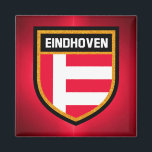 Imán Bandera de Eindhoven<br><div class="desc">Bandera de Eindhoven</div>