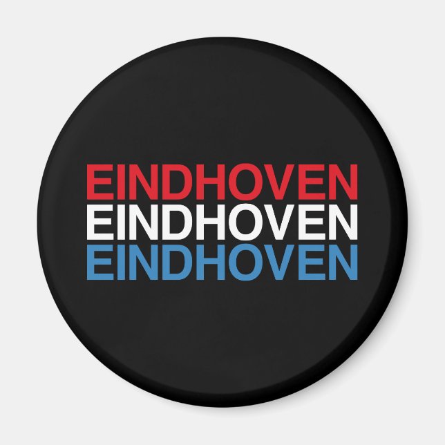 Imán Bandera de EINDHOVEN Países Bajos (Frente)