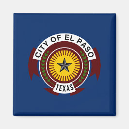 Imán Bandera de El Paso (Texas)