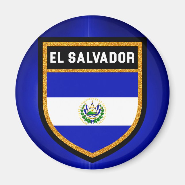Imán Bandera de El Salvador (Frente)