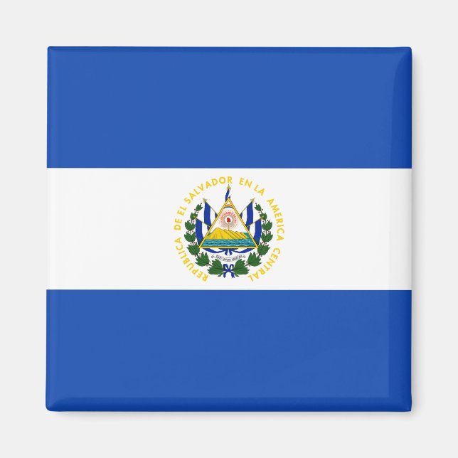 Imán Bandera de El Salvador (Frente)