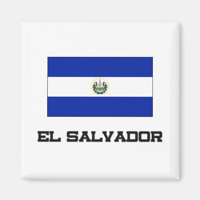 Imán Bandera de El Salvador (Frente)