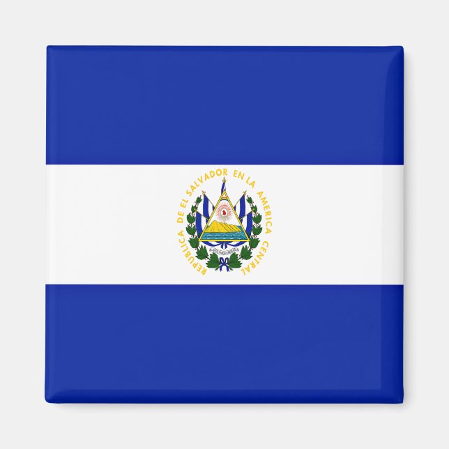 Imán Bandera de El Salvador (Frente)