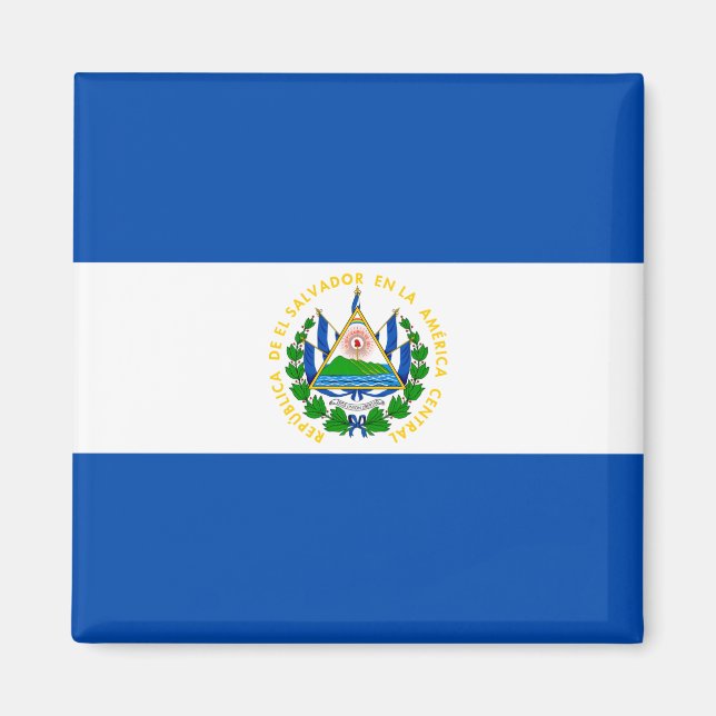 Imán Bandera de El Salvador (Frente)