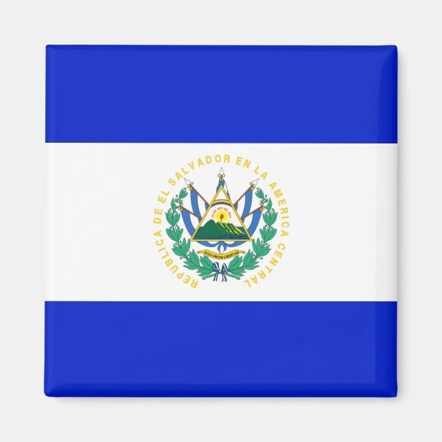 Imán Bandera de El Salvador (Frente)