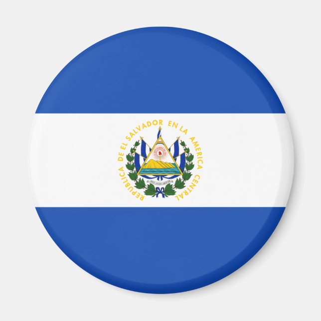 Imán Bandera de El Salvador - Bandera de El Salvador (Frente)