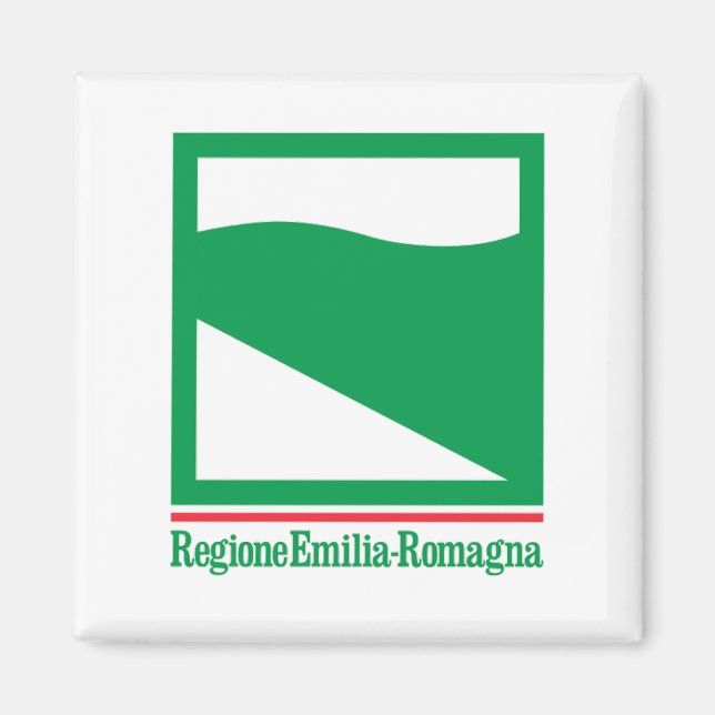 Imán Bandera de Emilia Romagna (Italia) (Frente)