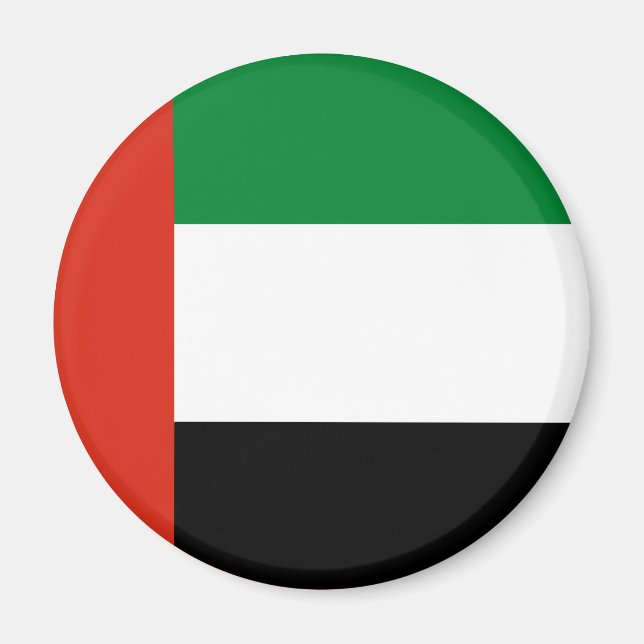 Imán bandera de Emiratos Árabes Unidos  (Frente)